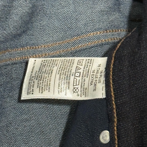 Old Navy Boot-Cut Dark Indigo Jeans - Stylish 90s Baggy - Picture 4 of 4